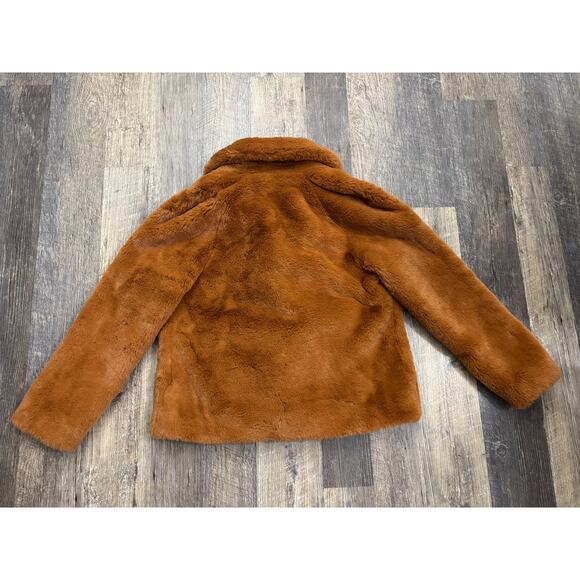 Soia & Kyo Faux Fur Coat Jacket Size Medium - Picture 8 of 8